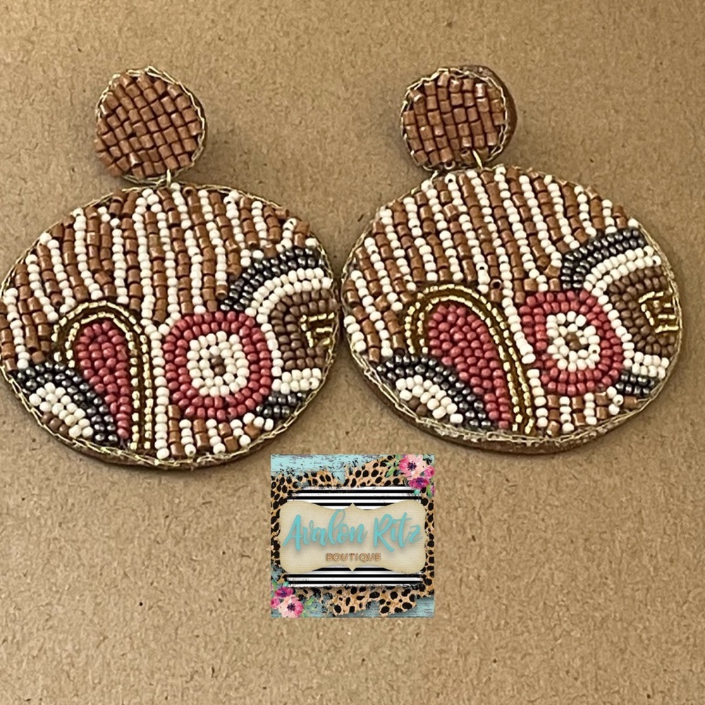 ❤️🎉Fall Vibes Multicolor Beaded Earrings